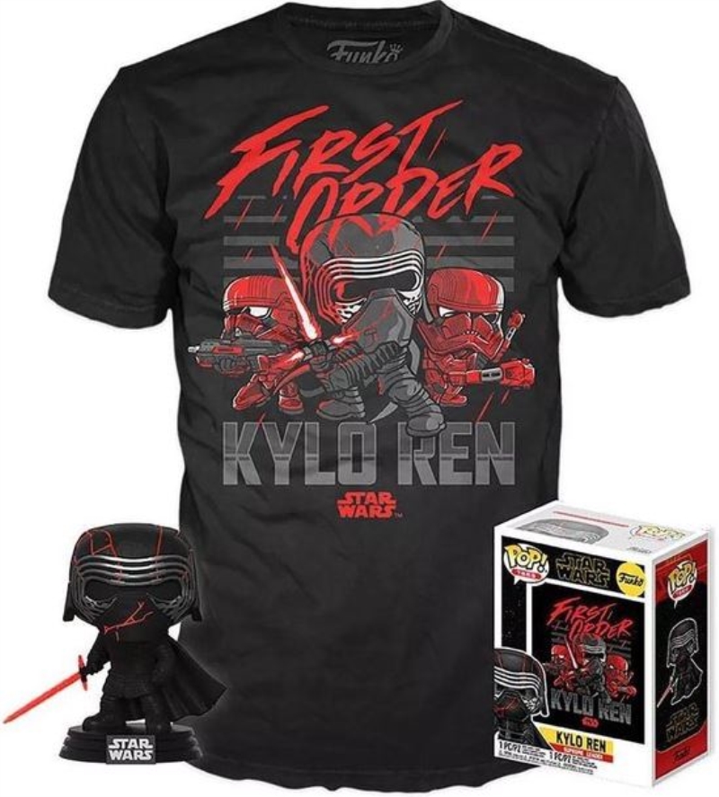 FUNKO ACTION FIGURES FUNKO POP & TEE STAR WARS: KYLO REN TG.S FUNKO ACTION FIGURES FUNKO POP & TEE STAR WARS: KYLO REN TG.S